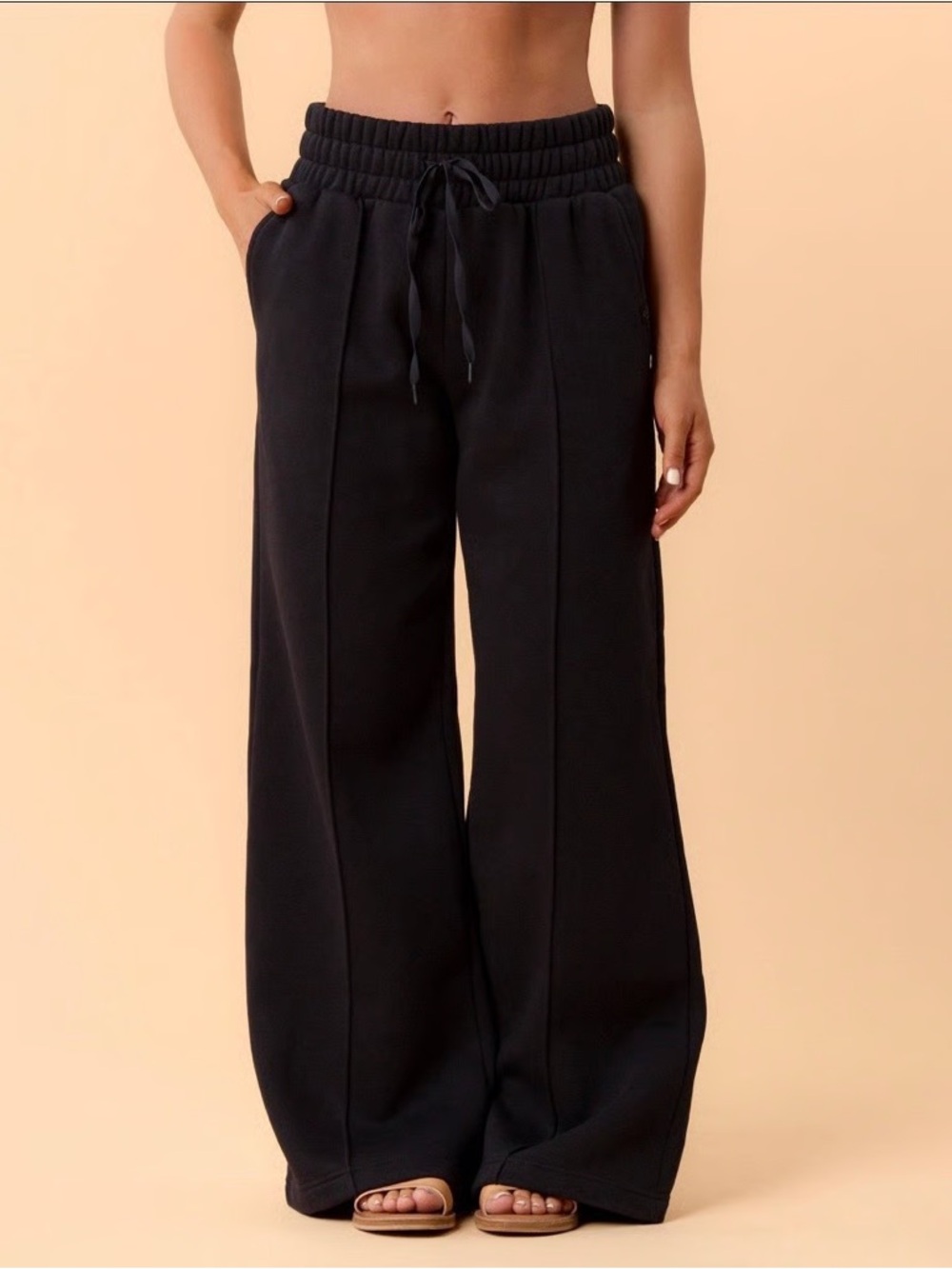 Blogilates Women's Travel Trouser Sweatpants, Black, Sz 1X, NWT